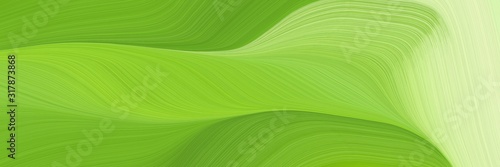 modern header design with moderate green, pale golden rod and dark khaki colors. dynamic curved lines with fluid flowing waves and curves