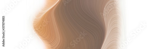 artistic header with pastel brown, linen and burly wood colors. dynamic curved lines with fluid flowing waves and curves