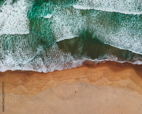 High point of view of Garie beach