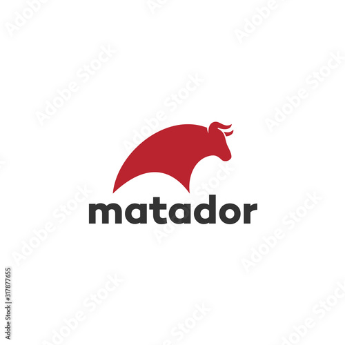 Matador Buffalo Bull Bison logo design inspiration