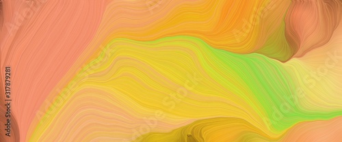 moving header with sandy brown, golden rod and dark khaki colors. very dynamic curved lines with fluid flowing waves and curves