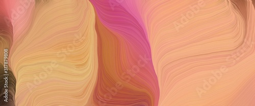 artistic designed horizontal header with dark salmon, indian red and moderate red colors. very dynamic curved lines with fluid flowing waves and curves