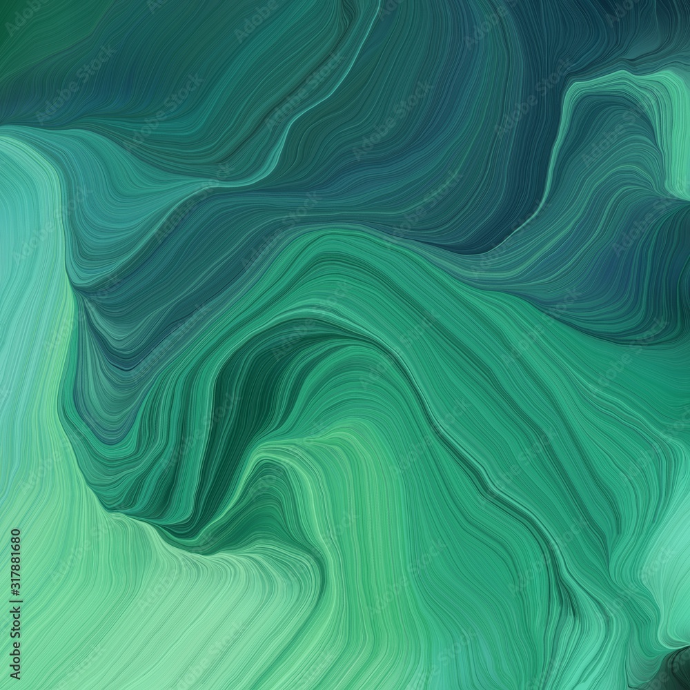 dynamic square graphic. contemporary waves design with sea green, medium aqua marine and medium sea green color dynamic square graphic. contemporary waves design with sea green, medium aqua marine and medium sea green color