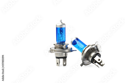 Wallpaper Mural car headlight lamp H4 ,Xenon Gas Halogen Headlight Light Lamp Bulbs for car, motorcycle,scooter, Isolated on white background Torontodigital.ca
