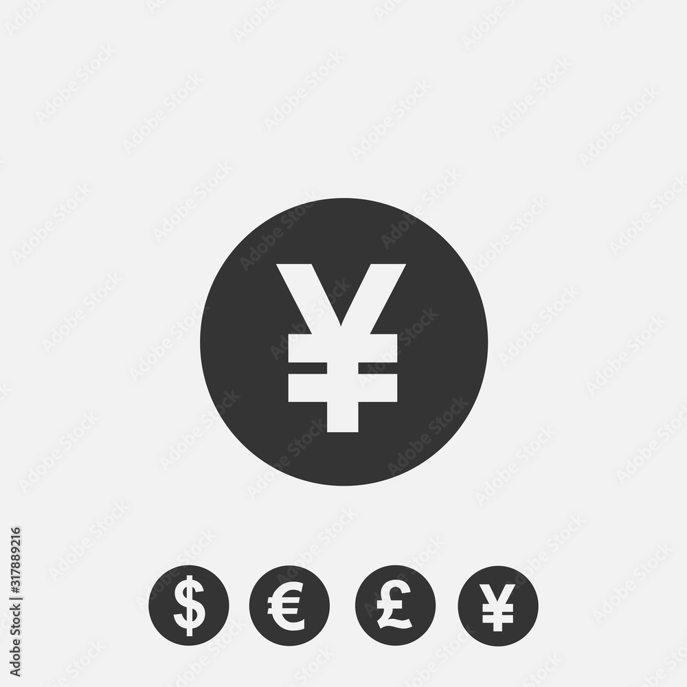 yuan chinese currency icon yuan chinese currency icon