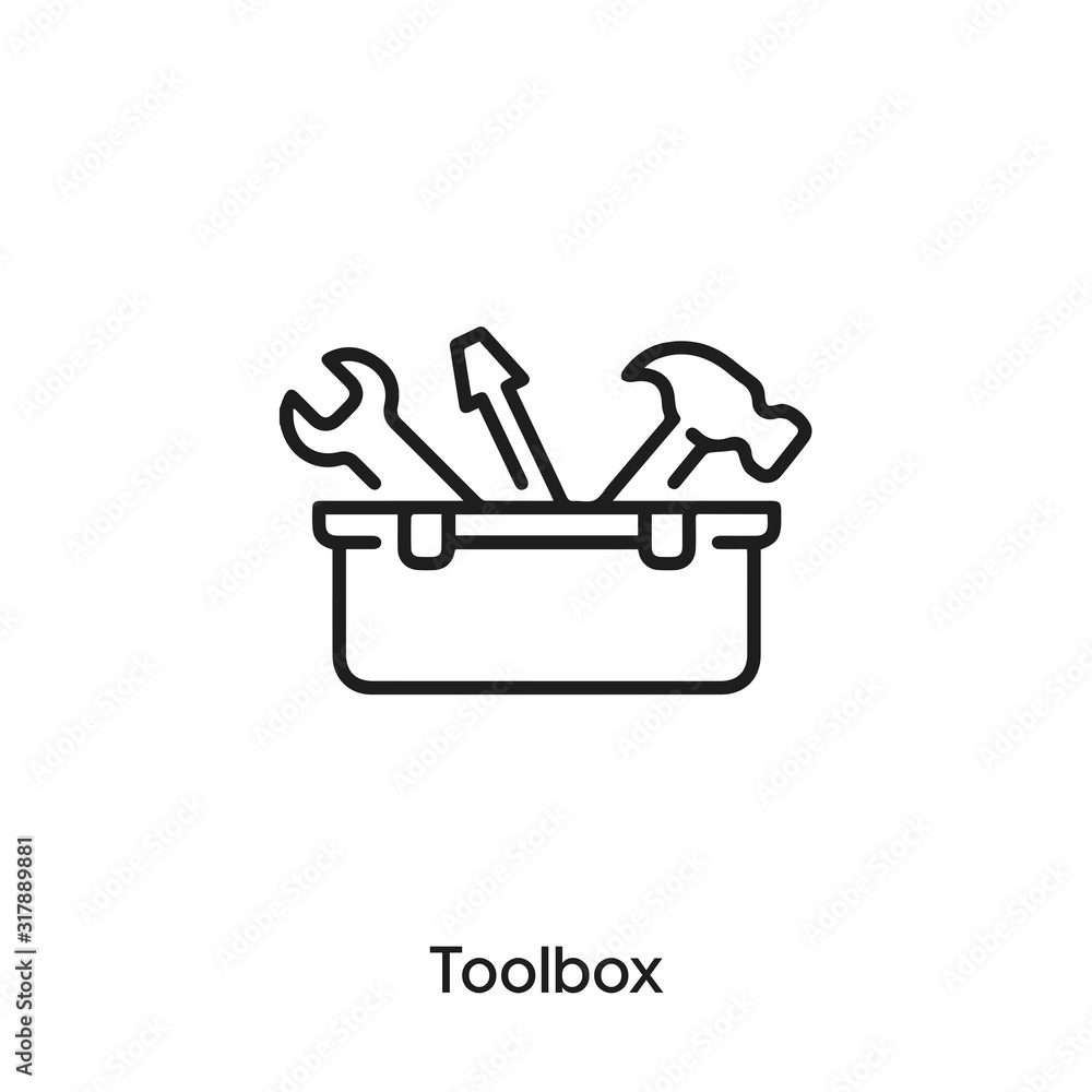 toolbox icon vector. toolbox icon vector symbol illustration. Modern simple vector icon for your design. toolbox icon vector toolbox icon vector. toolbox icon vector symbol illustration. Modern simple vector icon for your design. toolbox icon vector