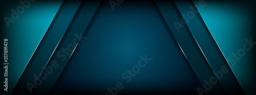 luxury bright blue lines modern background vector illustration