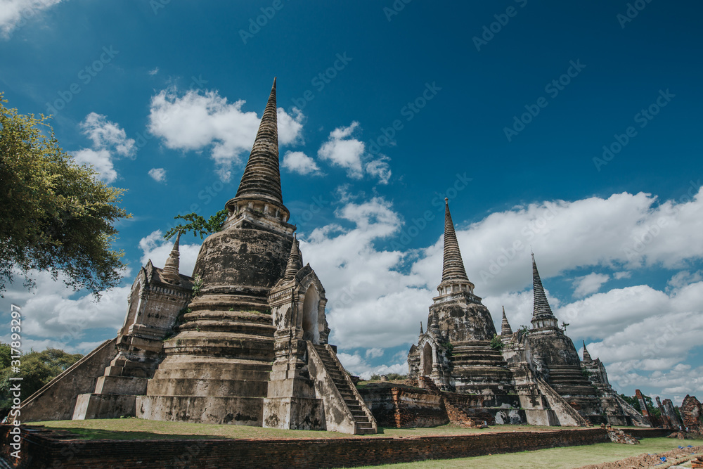 Fototapeta premium Wat Phra Si Sanphet temple in Ayutthaya.