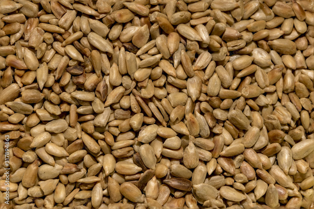 Sunflower seeds fried peeled lots of close up seamless texture Sunflower seeds fried peeled lots of close up seamless texture