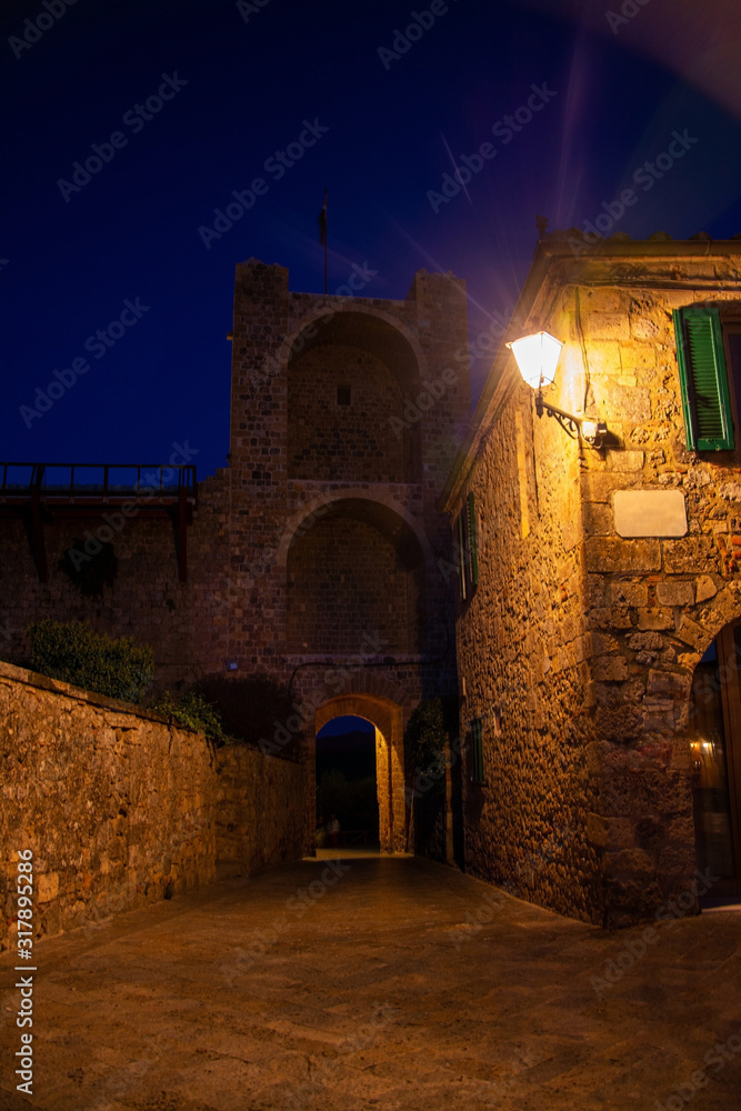Obraz premium Monteriggioni, Toskana, Italien