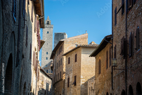 San Gimignano  Toskana  Italien
