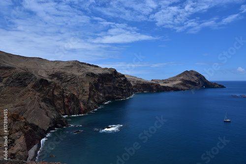 Landscape of Point of Saint Lawrence (Ponta de Sao Lourenco), easternmost point of the island of Madeira, Portugal. © Mariusz