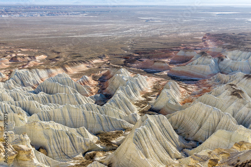 Beautiful Yangykala Canyon in the desert of Turkmenistan