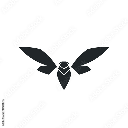 Insect logo bug animal fly beetle bee mosquito biology wing cockroach small cartoon mascot buzz insecticide 
