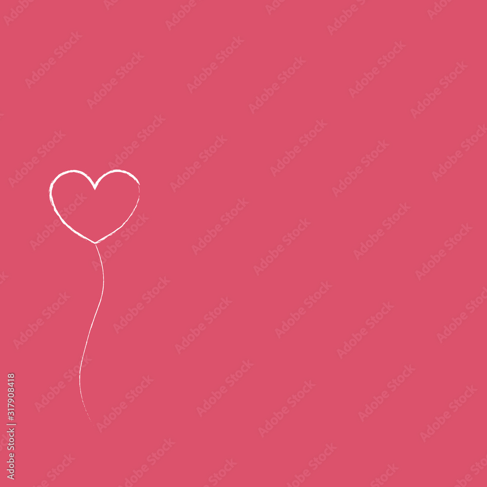  Background with heart.Vector
