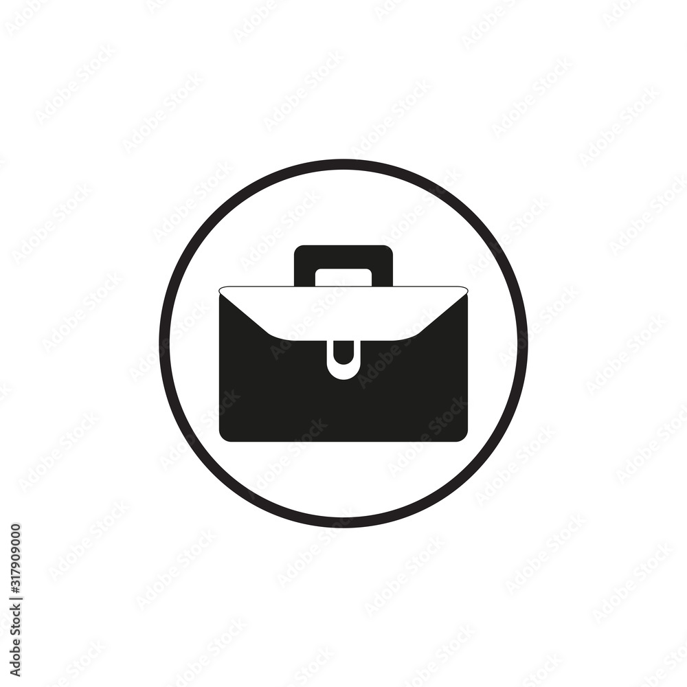 briefcase icon vector design concept briefcase icon vector design concept