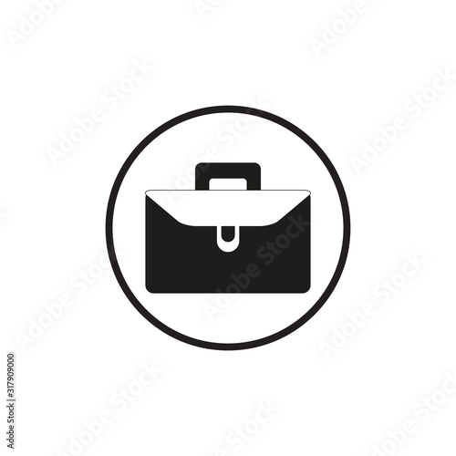 briefcase icon vector design concept