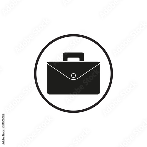 briefcase icon vector design concept