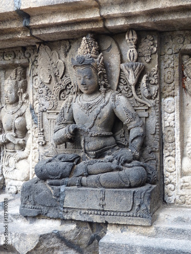 statue of buddha in Indonesian temple