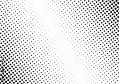 Abstract halftone dotted background. Monochrome grunge pattern with dot and circles. Vector modern pop art texture for posters, sites, business cards, cover, postcards, labels, stickers layout.