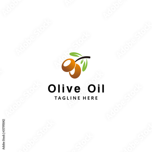 olive oil logo icon vector isolated