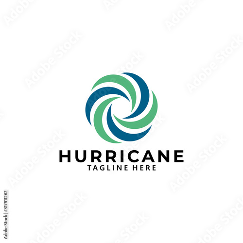 hurricane logo icon vector isolated