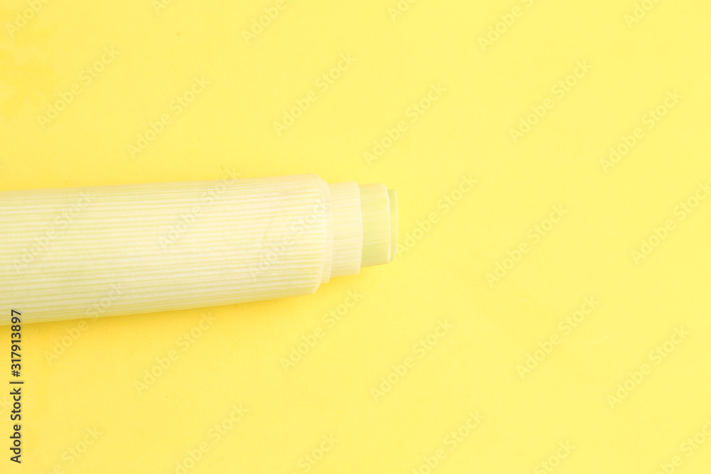 delicious leek in color background delicious leek in color background