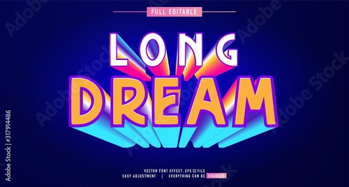 premium text effect editable vector template, neon night style, modern look, with the effect of shining light, everything can be changed and adjusted according to the needs of the event and more