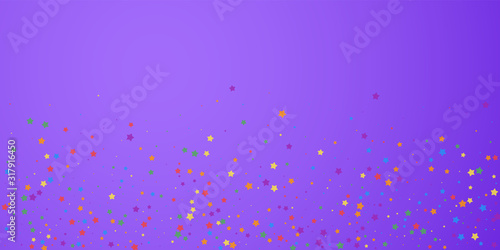 Festive confetti. Celebration stars. Joyous stars 