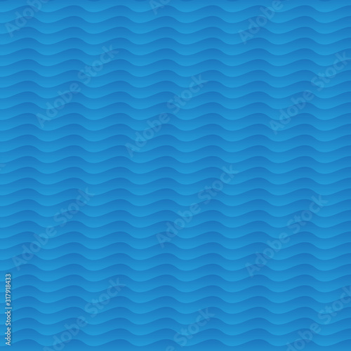 Rolling Blue Waves