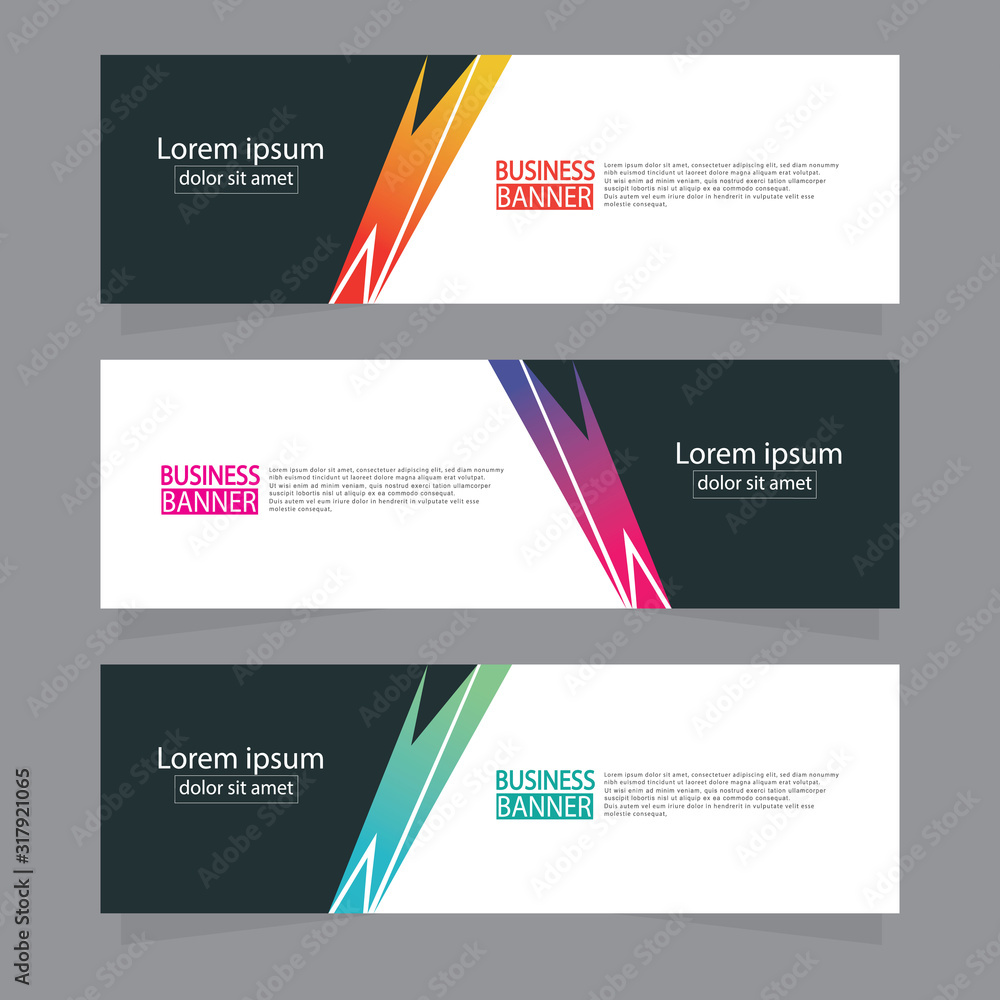 Fototapeta premium Banner background.modern template design.Vector illustration.