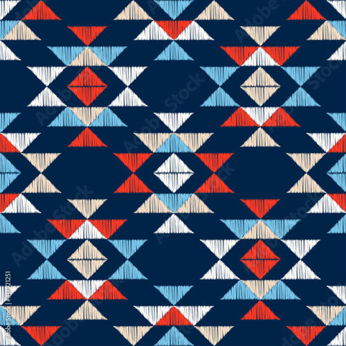 Ethnic boho ornament. Seamless pattern. Tribal motif. Vector illustration for...