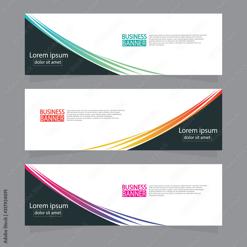 Fototapeta premium Banner background.modern template design.Vector illustration.