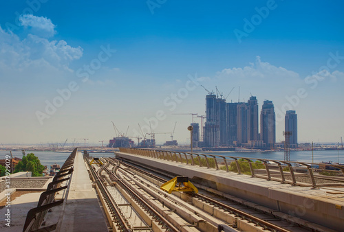 construction in Dubai city  United Arab Emirates