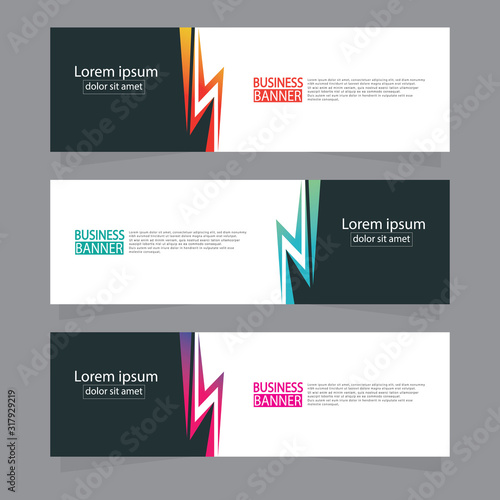 Banner background.modern template design.Vector illustration. © welli