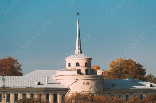 Grodno, Belarus. View Of New Hrodna Castle In Summer Day. Royal Palace Of Augustus Iii Of Poland And Stanis aw August Poniatowski Where Famous Grodno Sejm Took Place In 1793 photo