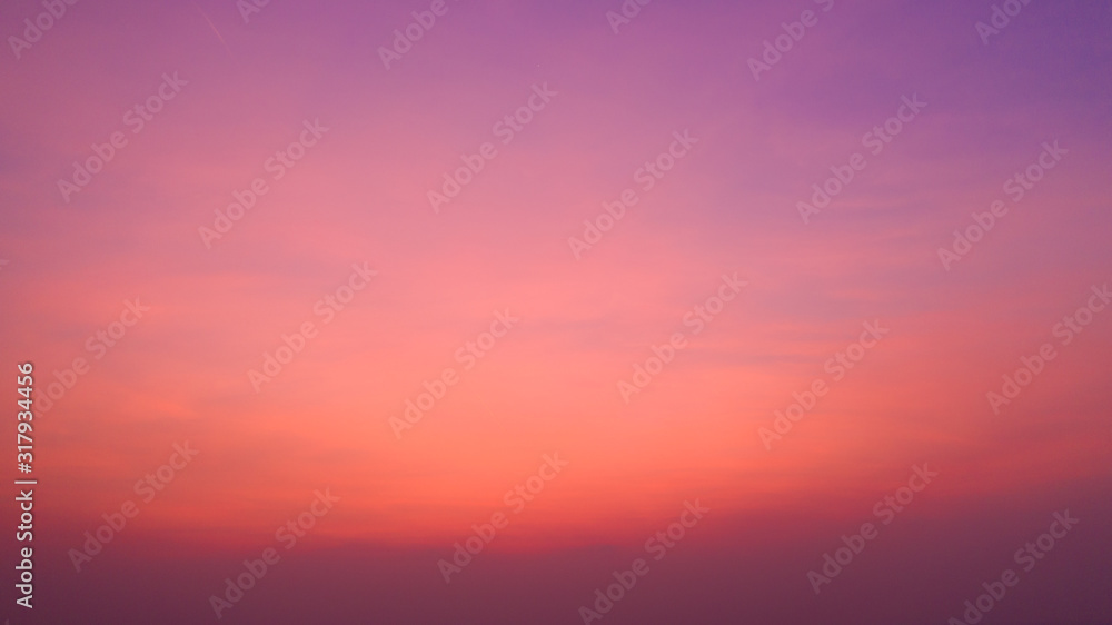 beautiful sky  Bright vibrant Purple colors real romantic sunset sky ,nature beauty color background Sunset sky magenta orange gradient mesh Impressive saturated colors.