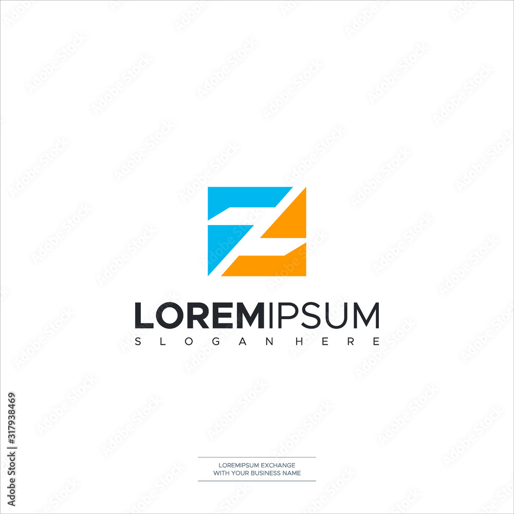 FF initial letters loop linked circle monogram logo Design FF initial letters loop linked circle monogram logo Design
