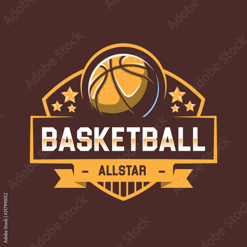 BASKETBALL LOGO EMBLEM SPORT
