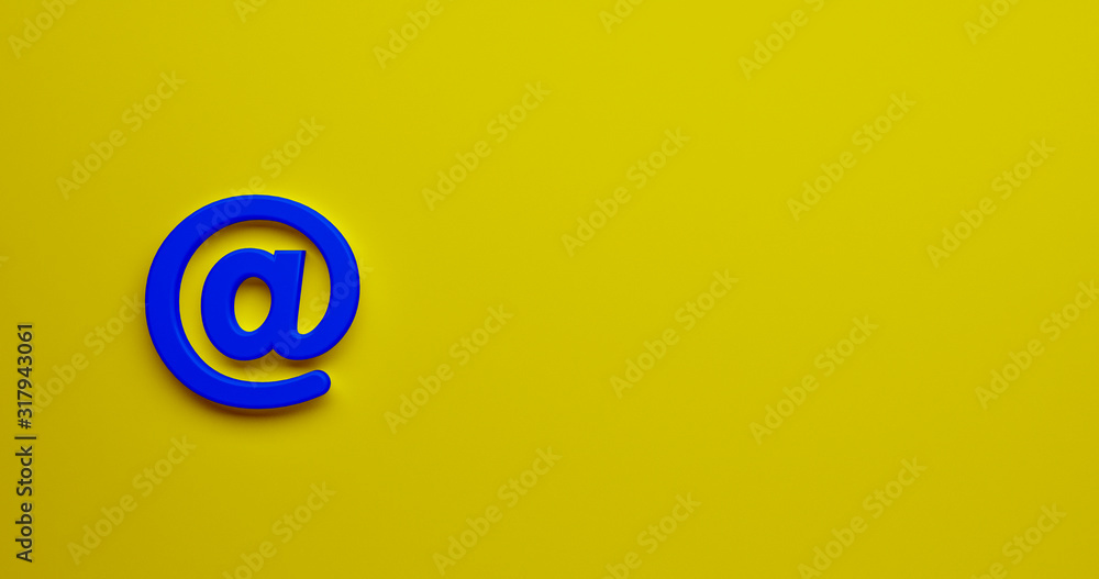 business contact as symbol for internet template - 3D Illustration