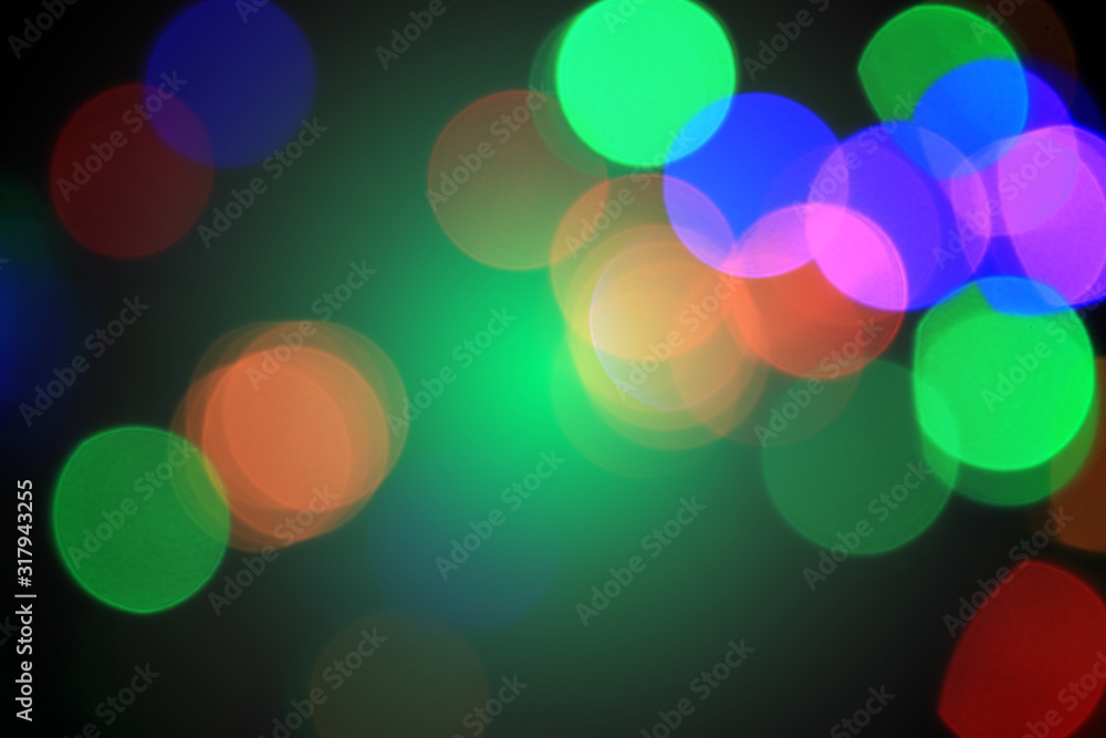 Blur Christmas lights. Abstract circle Bokeh lights effect for background usage. Blur Christmas lights. Abstract circle Bokeh lights effect for background usage.