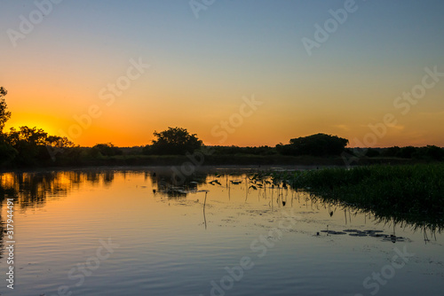 Sunrise over Corroboree wetlands