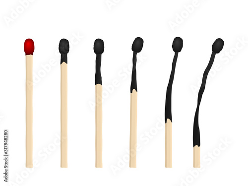 Match on fire set