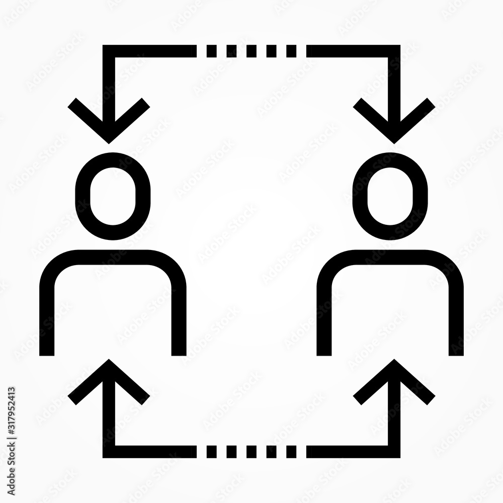 people connecting icon design vector illustration people connecting icon design vector illustration