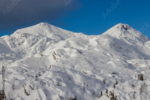Landscape covered in snow near Komna © klemen