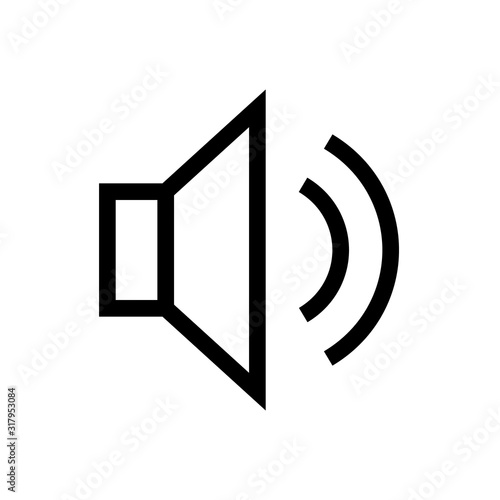 Sound and Volume outline icon