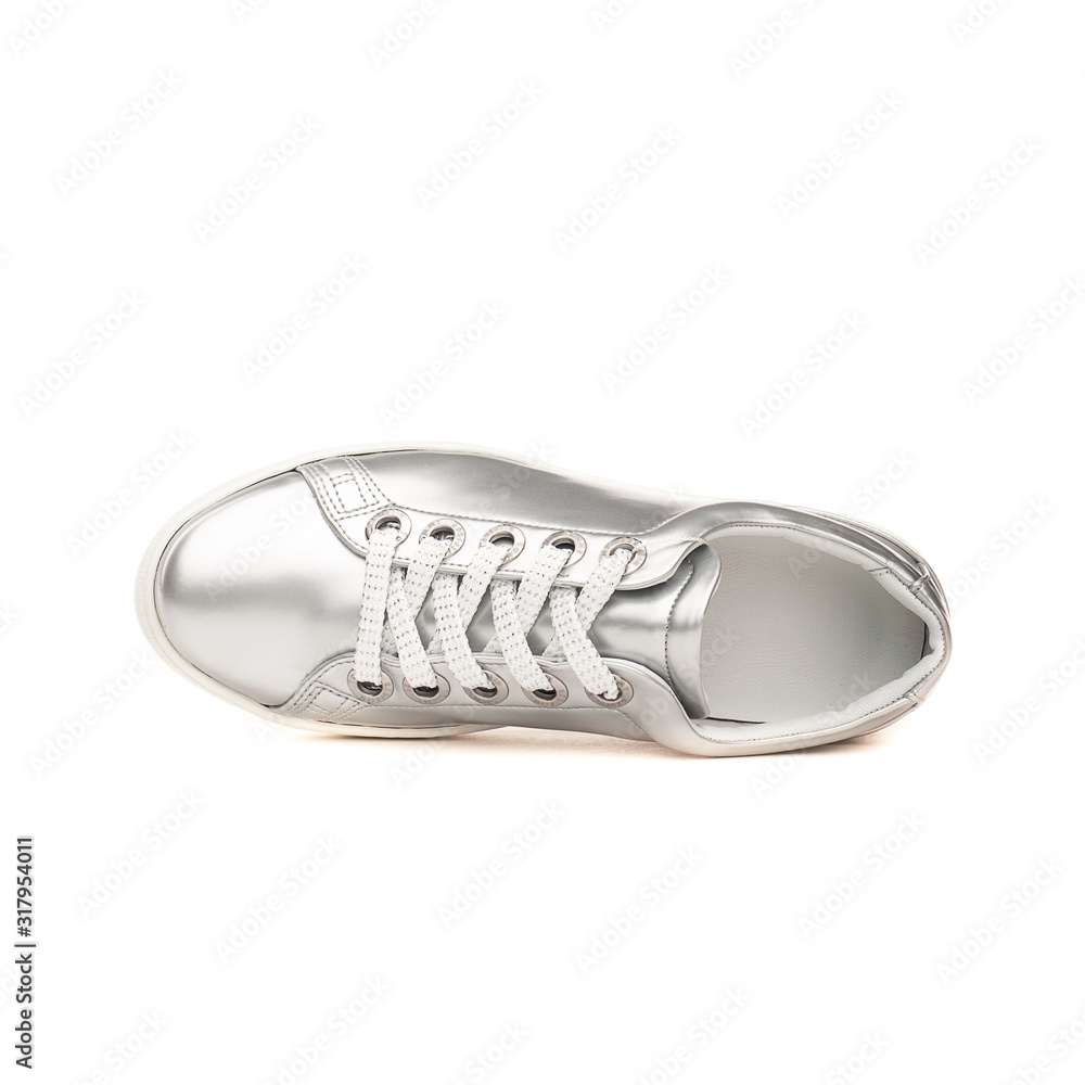 women's sports shoes isolated on white background women's sports shoes isolated on white background