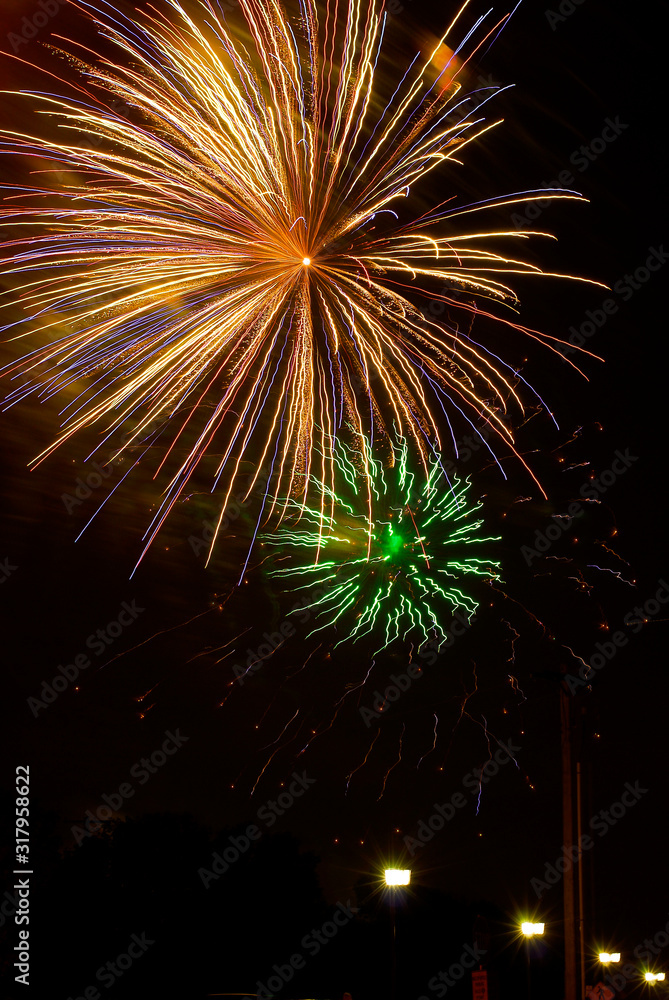 fireworks in the sky fireworks in the sky