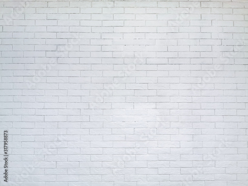 White brick wall background texture, White retro brick background for background or backdrop