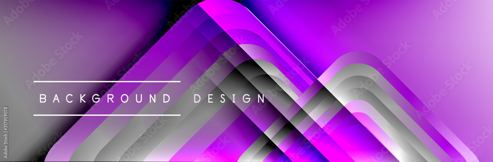 Round squares shapes composition geometric abstract background. Vector Illustration Round squares shapes composition geometric abstract background. Vector Illustration